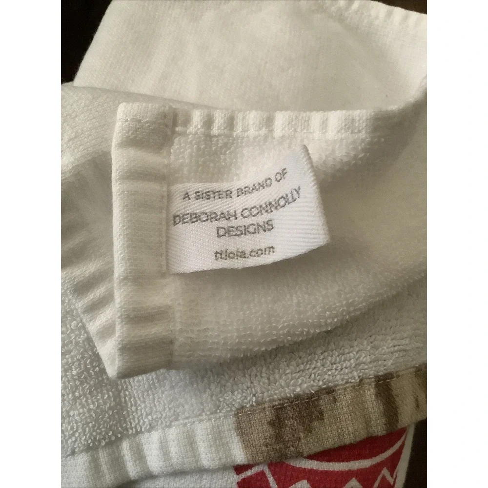 New Deborah Connolly Christmas Merry Labrador pumpum Beanie Hand Towel 27x18